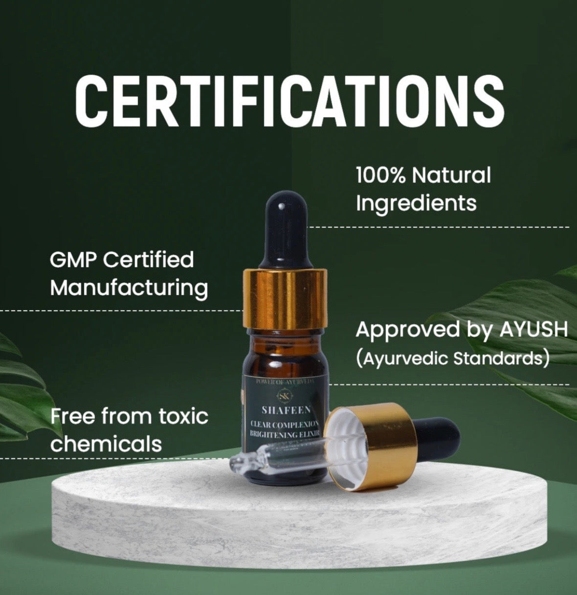 Glow Up Tonight: How Shafeen Beauty’s Clear Complexion Brightening Elixir – 50+ Herbs Transforms Your Skin