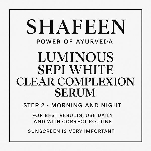 SEPI - WHITE LUMINOUS SERUM - 50+ POTENT HERBS (PRE ORDER)