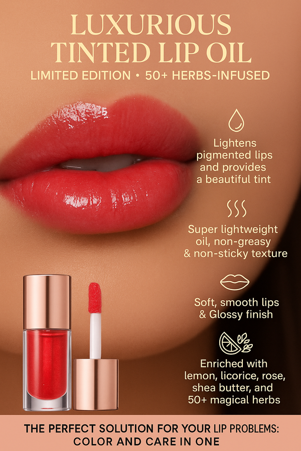 Icy drips 50+ herbs infused lip oil (PRE ORDER)