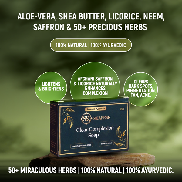 Clear complexion Soap - 50+ Herbs