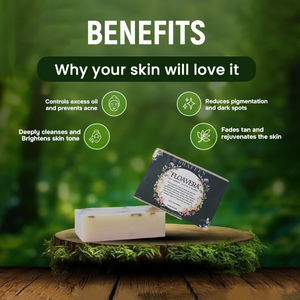 Floavera Soap infused with 50+ herbs, clays & flora