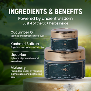 Clear Complexion Dark Circle Under Eye Cream - 50+ Herbs