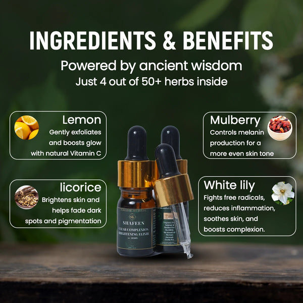 Clear Complexion Brightening Elixir - 50+ Herbs