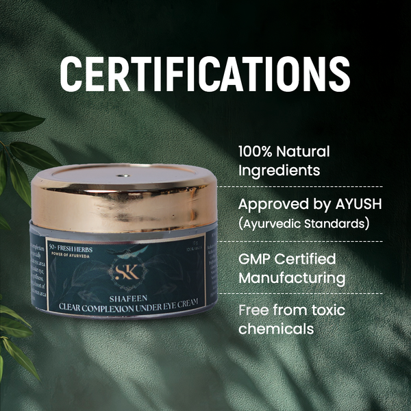 Clear Complexion Dark Circle Under Eye Cream - 50+ Herbs