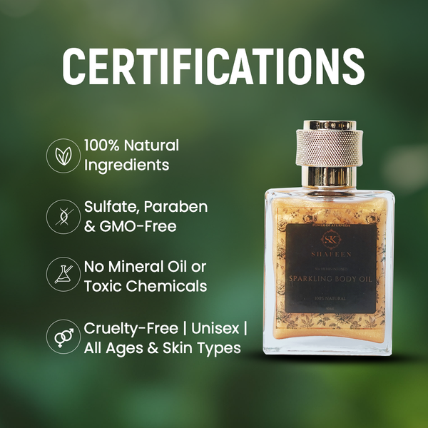 SPARKLING BODY OIL - 50+ HERBS INFUSED