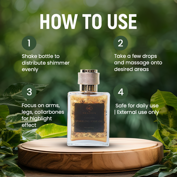 SPARKLING BODY OIL - 50+ HERBS INFUSED