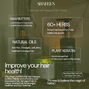 Raw Butters Deep Treatment Hair Masque - 60+ Herbs